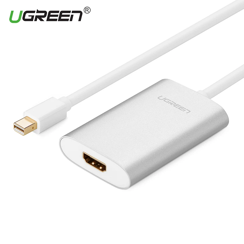 Ugreen Thunderbolt 1/2 Mini DisplayPort DP To HDMI Adapter 4K Mini DP male to HDMI female Cable for Apple MacBook Air Pro iMac Ugreen Thunderbolt 1/2 Mini DisplayPort DP To HDMI Adapter 4K Mini DP male to HDMI female Cable for Apple MacBook Air Pro iMac