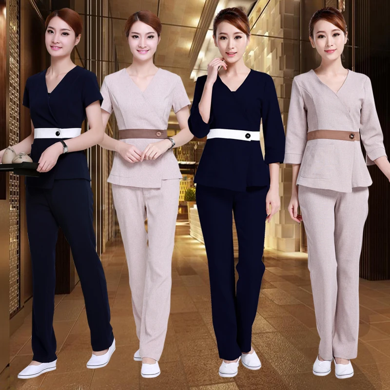 

New style hospital Work Wear Uniforms clothes Beautician overalls beauty salon work clothes nurse uniform pharmacy work clothes