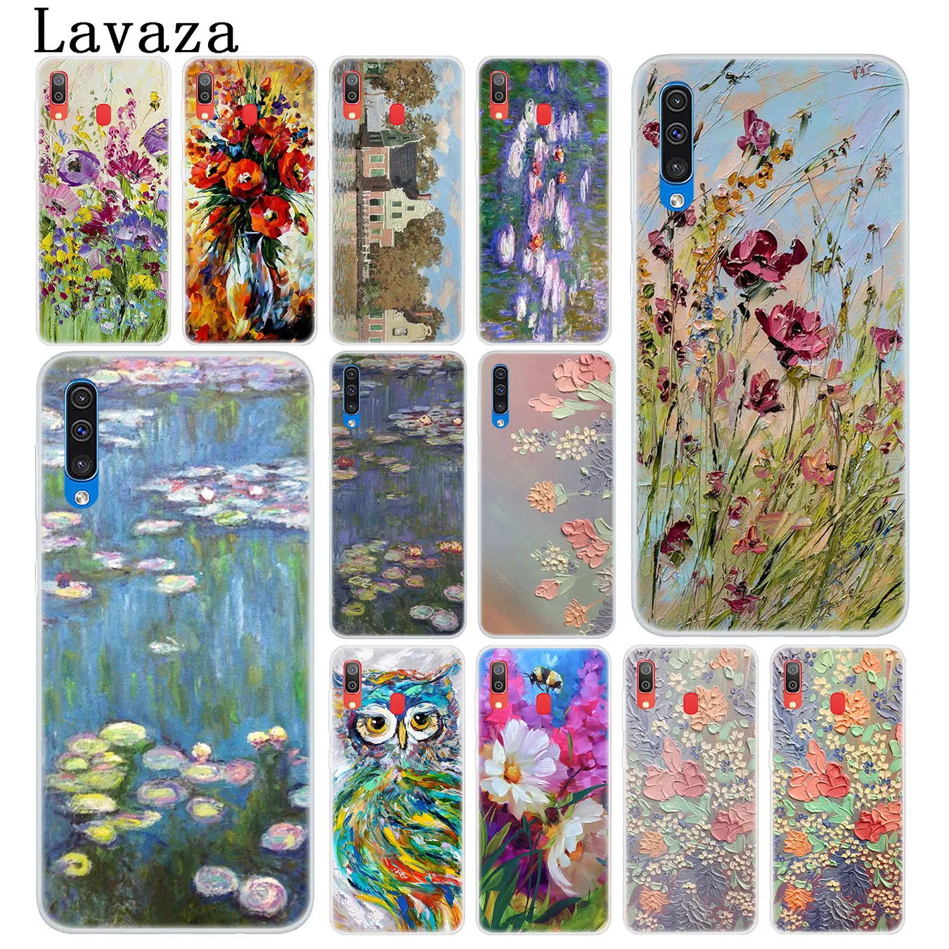 

Lavaza Vivid oil painting flowers Hard Phone Case for Samsung Galaxy A10 A20 A30 A40 A50 A60 A70 M10 M20 M30 M40 Cover