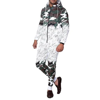

ZOGAA Autumn 2 Pieces Set Casual Work Wear Cardigan Hooded Fashion Camouflage Print Male Hombre Tracksuit Sweat Suits Men
