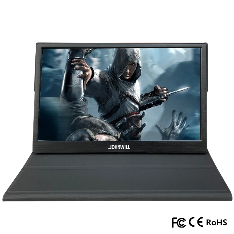 

15.6 inch 1920x1080 HD IPS Monitor PC Portable Slim Portable with HDMI Audio Output USB Powered Ultralight Weight Lesther care