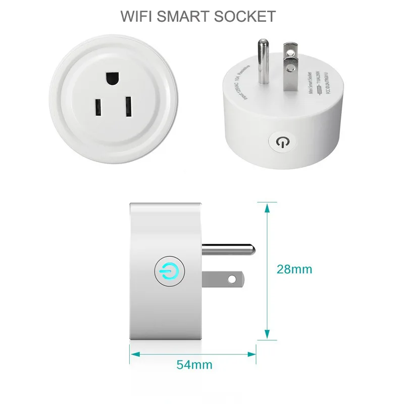 AC 110 V 220 V 100-240 V WiFi мини ЕС розетка приложение дистанционное управление синхронизации умная розетка работает с Alexa и Google Home US EU