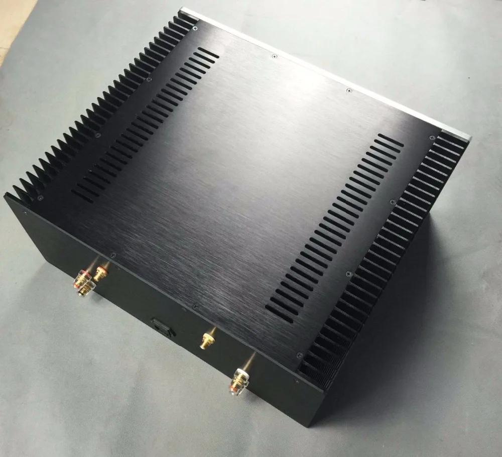 Большой алюминиевый корпус класса A усилитель мощности DIYer корпус W480* H200* D411mm