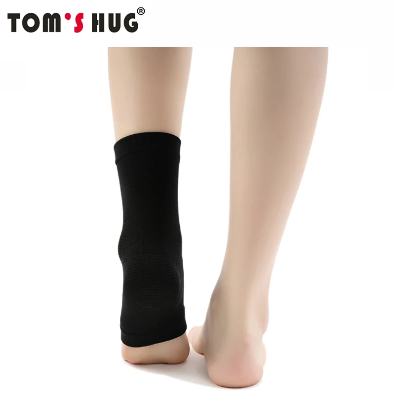 1 Pcs Ankle Protect Brace Support Tom's Hug Brand Bicycle Football Badminton Anti Sprained Bike Ankles Nursing Care Warm Black