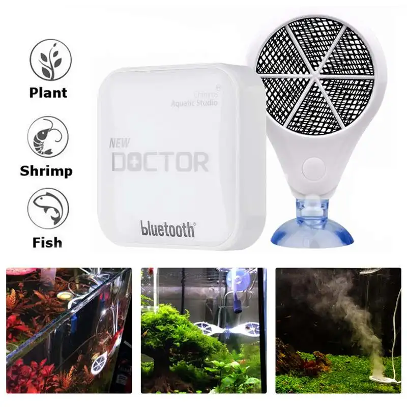 

bluttooth Chihiros Doctor 3rd 30W Generation Aquarium Algae Remover Cleaner Electronic Inhibit Algae Sterilizer UK/EU Plug