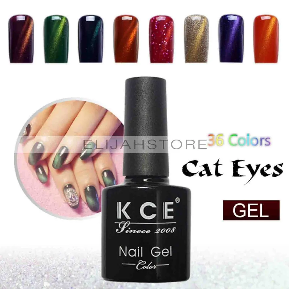 New Temperature Change Cat Eye Gold Nail Polish UV Gel Nail Polish