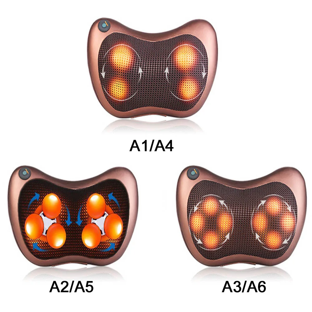 

NEW Multifuction Relaxing massages Head Neck Massager pillow Infrared therapy Waist Body Electric Massage Pillow J19