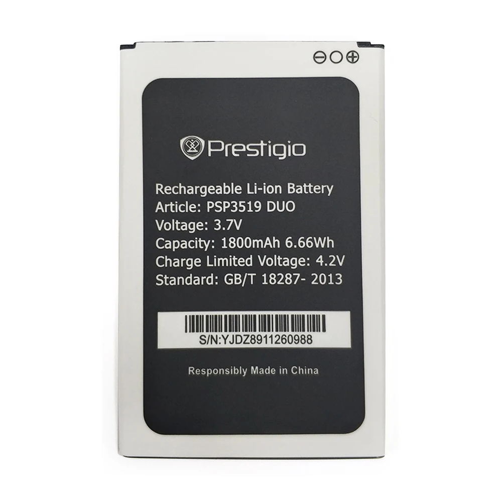 1800 мАч для Prestigio PSP3519 DUO Аккумулятор Wize K3 3519 PSP3519DUO запасные батареи сотового