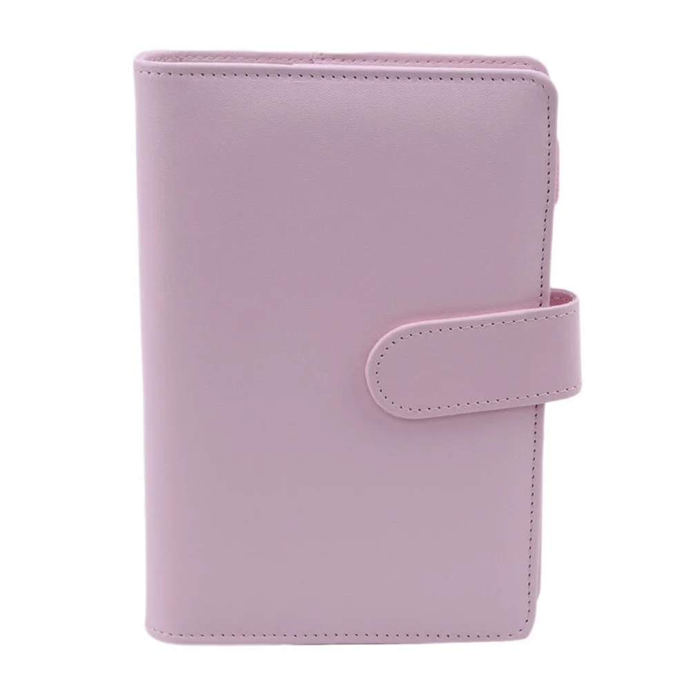 

A6 Agenda Diary Lightweight PU Leather Notebook Cover Office Loose Leaf School Binder Portable Stationery Students Planner