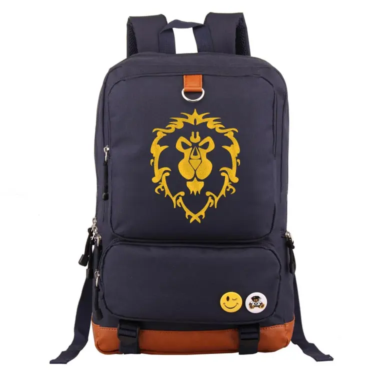 Style 1 Orde Alliance World Craft школьный рюкзак для студентов, сумка для ноутбука, рождественский подарок для мальчиков и девочек, Mochila, дорожная сумка - Цвет: Style 1