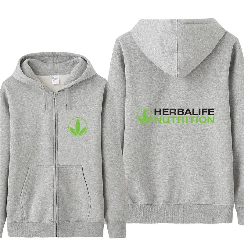 Осенние добавки herbalife толстовки мужские модные пальто пуловер флисовый пуловер унисекс Мужские толстовки HS-055