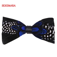 Новинка, модный галстук-бабочка карман, замужние галстуки-бабочки, Мужская бабочка с перьями для мужчин и женщин, мужские бабочки