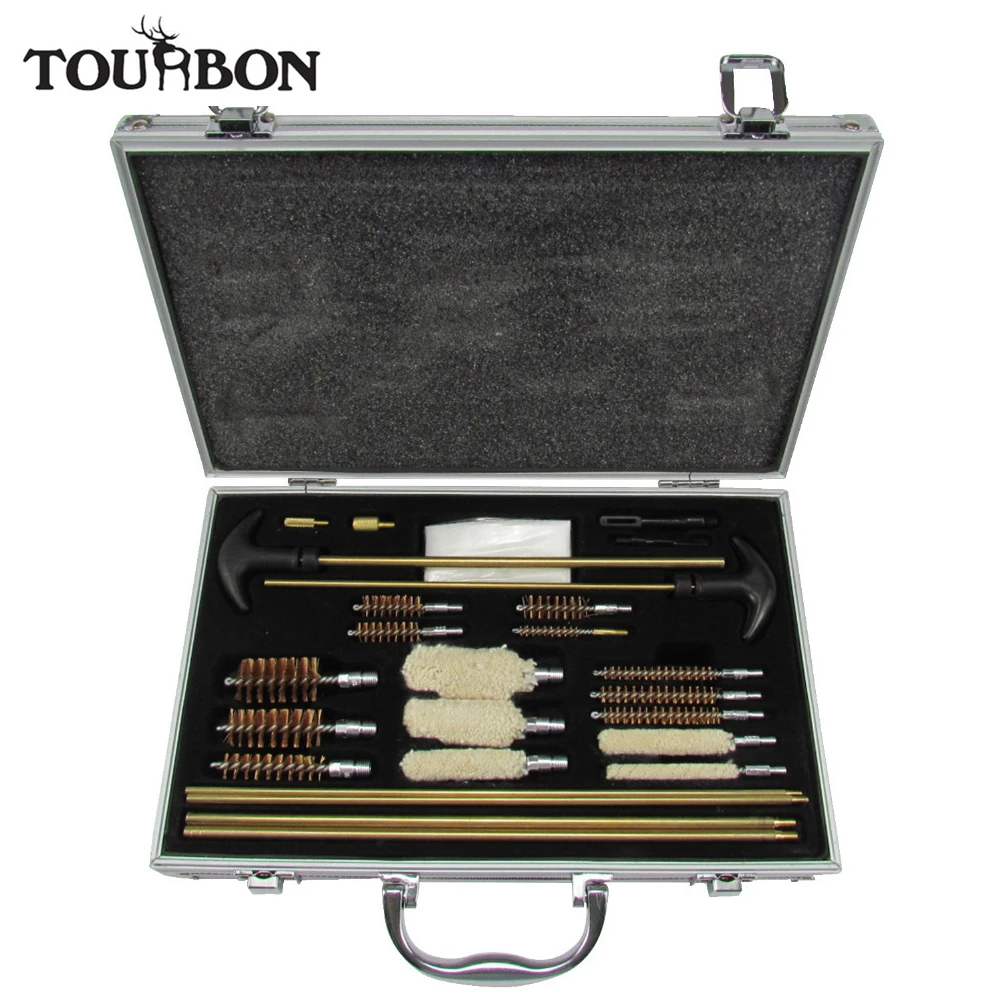 Tourbon Universal Gun Cleaning Kit Brass Rifle Pistol Handgun Shotgun