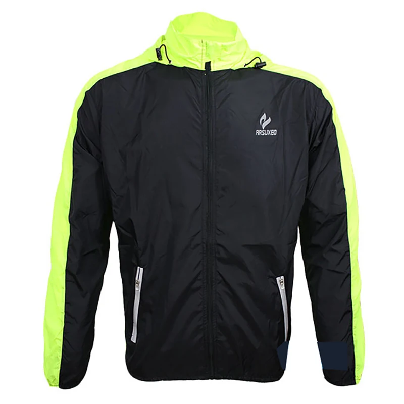 

Running Coat Men Running Jacket Windproof Pack Clothes Breathable Cycling Clothing Coat Clothes