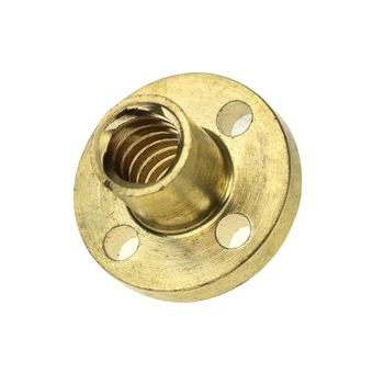 

3D Printer Parts Copper Trapezoidal Screw Nut for T8 Screw T8 Nuts Stepper Motor Rail Screw