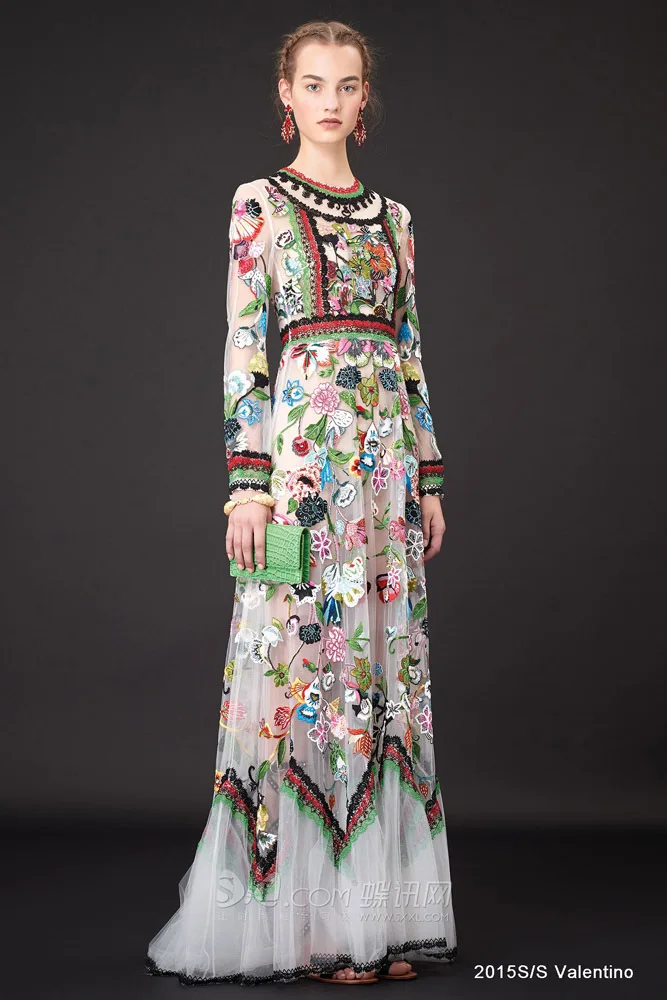 women dress summer dress Spring and summer catwalk models Heavy