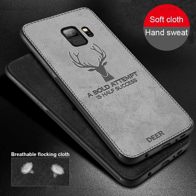 

Cloth Texture Case For Samsung Galaxy S10 Plus S10e M10 M20 Case Shockproof Silicone Cover For Samsung S8 S9 Note 8 9 Cover Capa