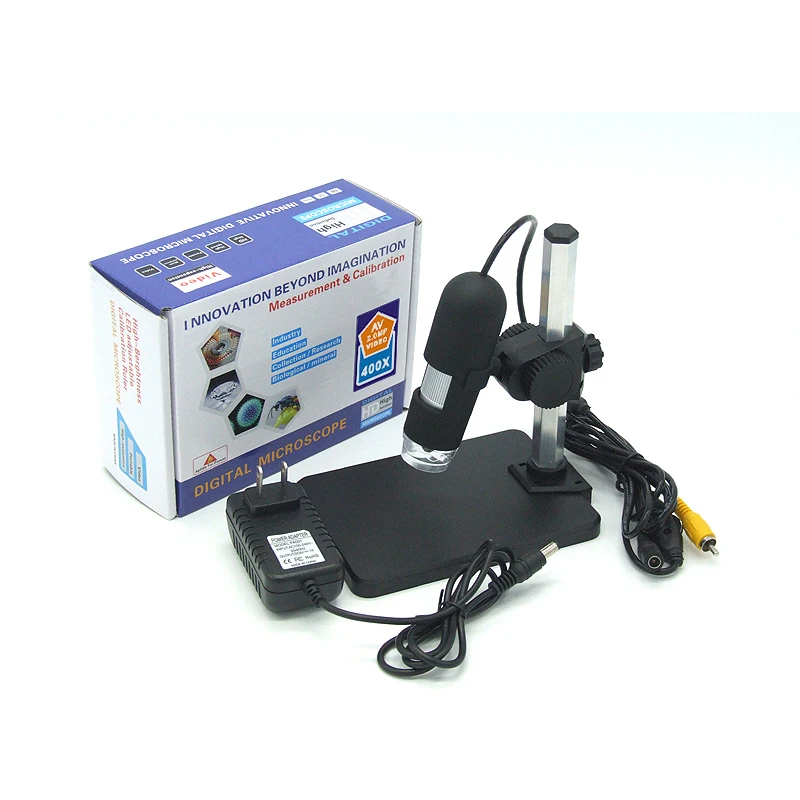 

(1 set) Roll type 8 white Leds inside measurement mirror Digital microscope camera telescope magnifier 100mm can adjust