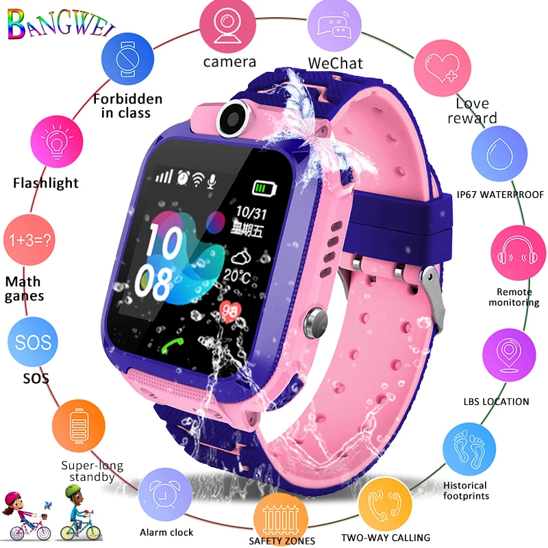 

Smart watch LBS Kid SmartWatches Baby Watch for Children HD camera SOS Call Location Finder Locator Tracker Anti Lost Monitor