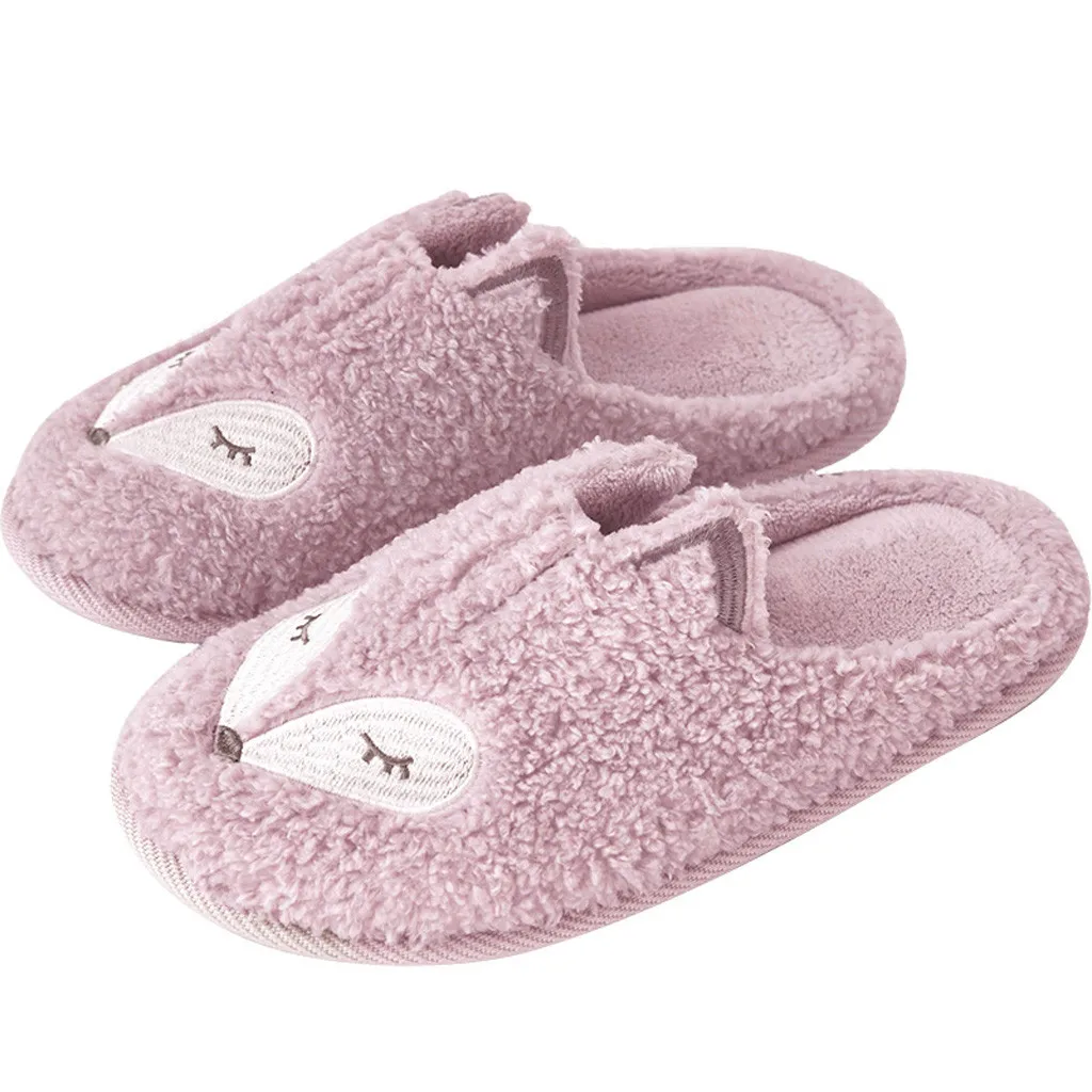 

SAGACE Cute Women Men Winter Home Plush Slippers Shoes High Quality Ladies Indoor Outdoor Foam Cotton Soft Warm Slippers