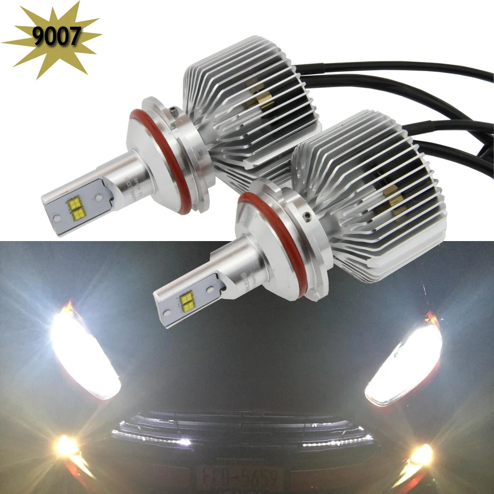 

Super Bright Car LED Headlight Kit 9007 Hi/Lo HB5 45W 4500lm Bulb 6000K White Car Styling