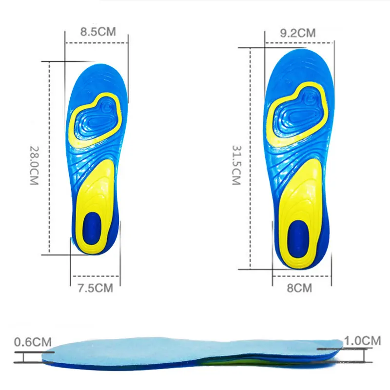Ортопедические силиконовые гелевые стельки для ухода за ногами, обувь для ног, спортивные стельки, амортизирующие стельки, ортопедические стельки