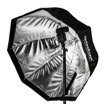 Godox 120cm 47.2in Portable Octagon Softbox Umbrella Brolly Reflector for Studio Strobe Speedlight Flash