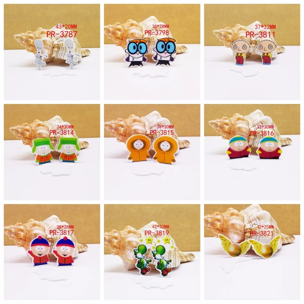 

Free shipping 30 pcs cartoon hand made resin planar resin PR 3821