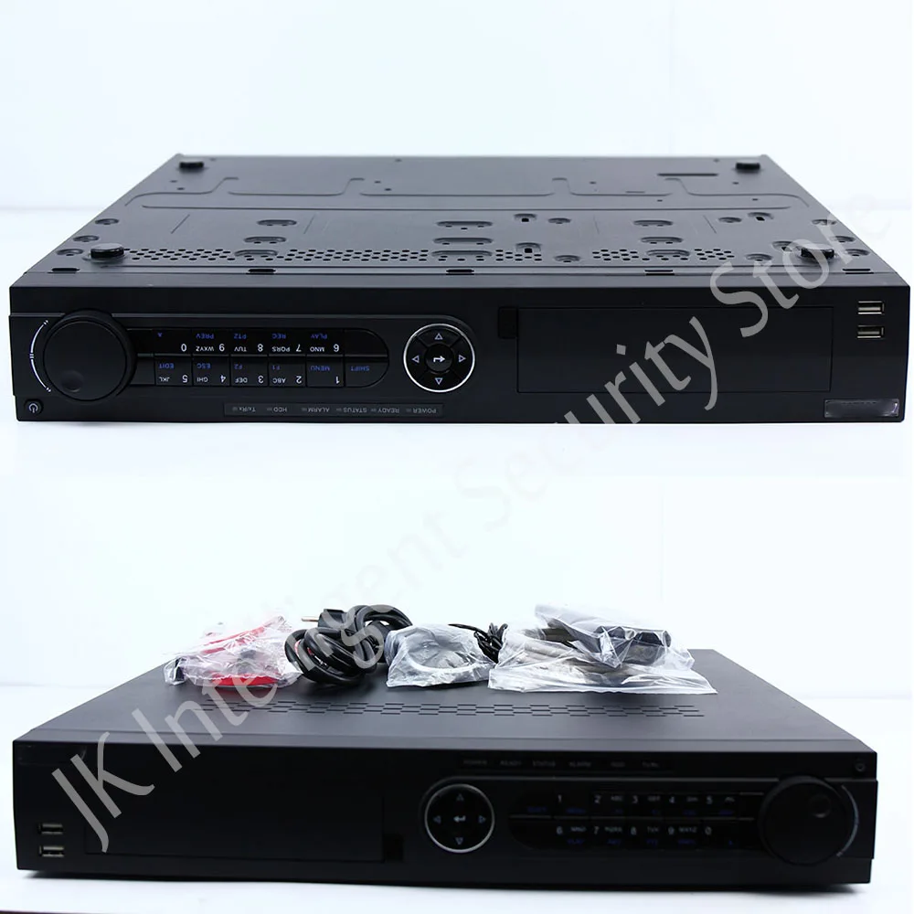 В наличии DS 7716NI E4 16CH NVR 4SATA Интерфейсы сетевой видеорегистратор без POE портов 6MP