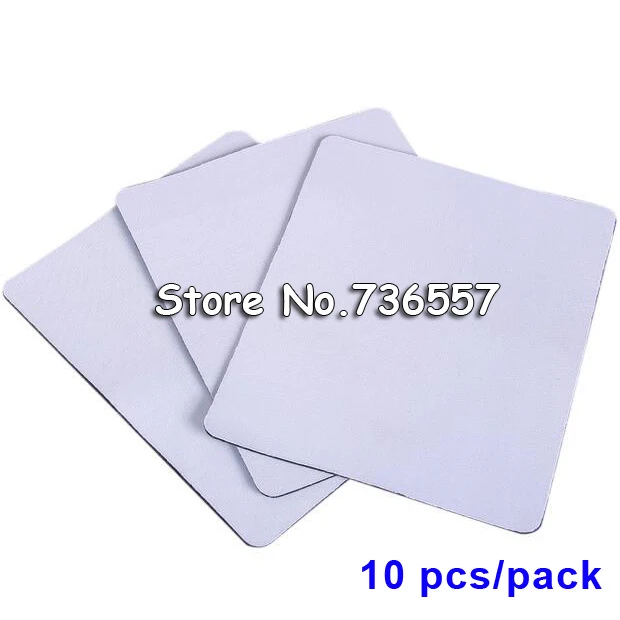 

10pcs 24x20x0.2cm Blank Mouse Pad DIY 3D Sublimation Heat Press Blank Mouse Mats