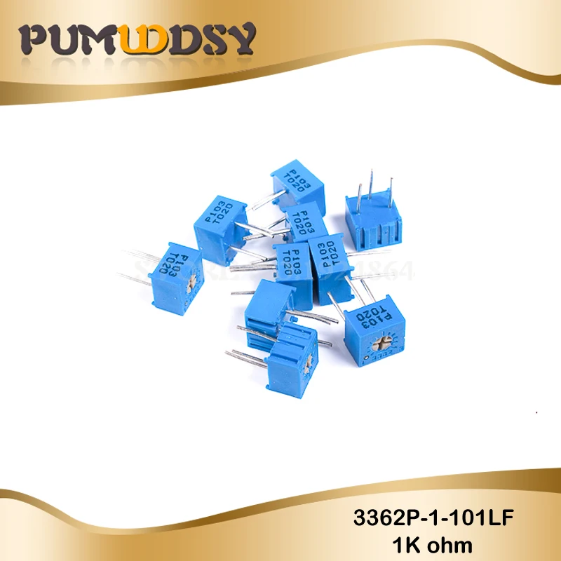 10PCS 3362P 1 102LF 3362P 1K ohm 3362P 1 102 3362P 102 3362P 102 3362 ...