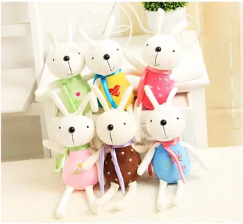 

Free shipping 20pcs Birth ceremony rabbit key pendant wedding dolls baby shower party decoration wedding favor gifts for guests