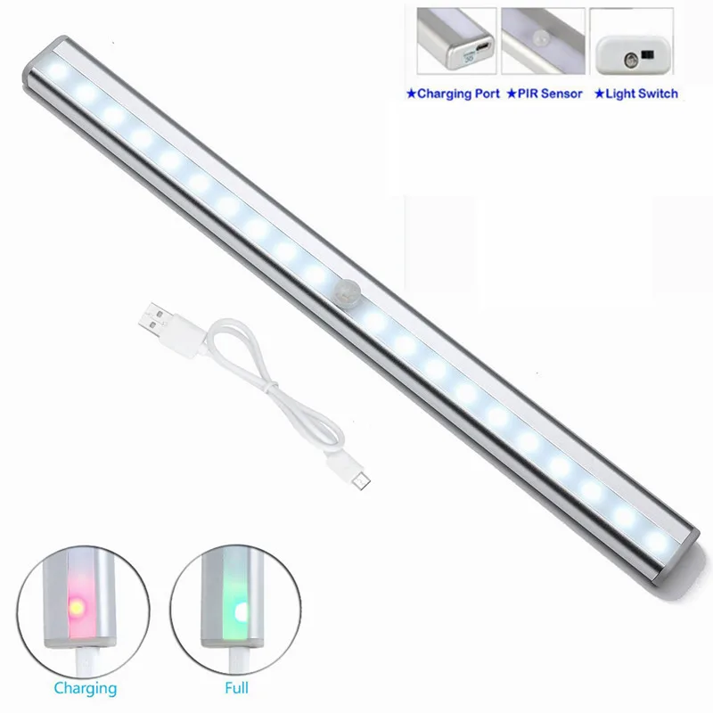 20LED USB Rechargeable Sensor Night Light3