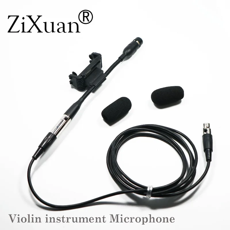 أداة عزف موسيقى ميكروفون المكثف الكمان صك الميكروفون ل شور AKG شمشون اللاسلكية نظام XLR الارسال