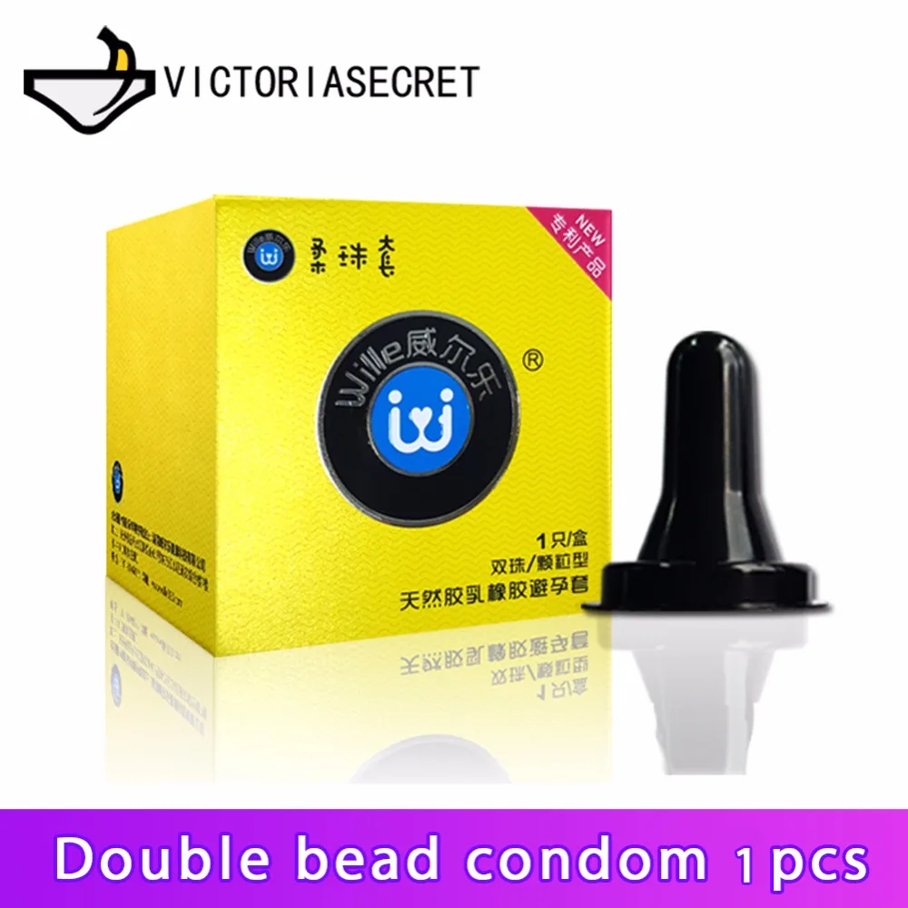 Double Ball Condom Penis Sleeve Cock Ring Erotic Sex Toys For Men Condoms Personage Penis Enlargement Dick Ring Adult Game Dildo