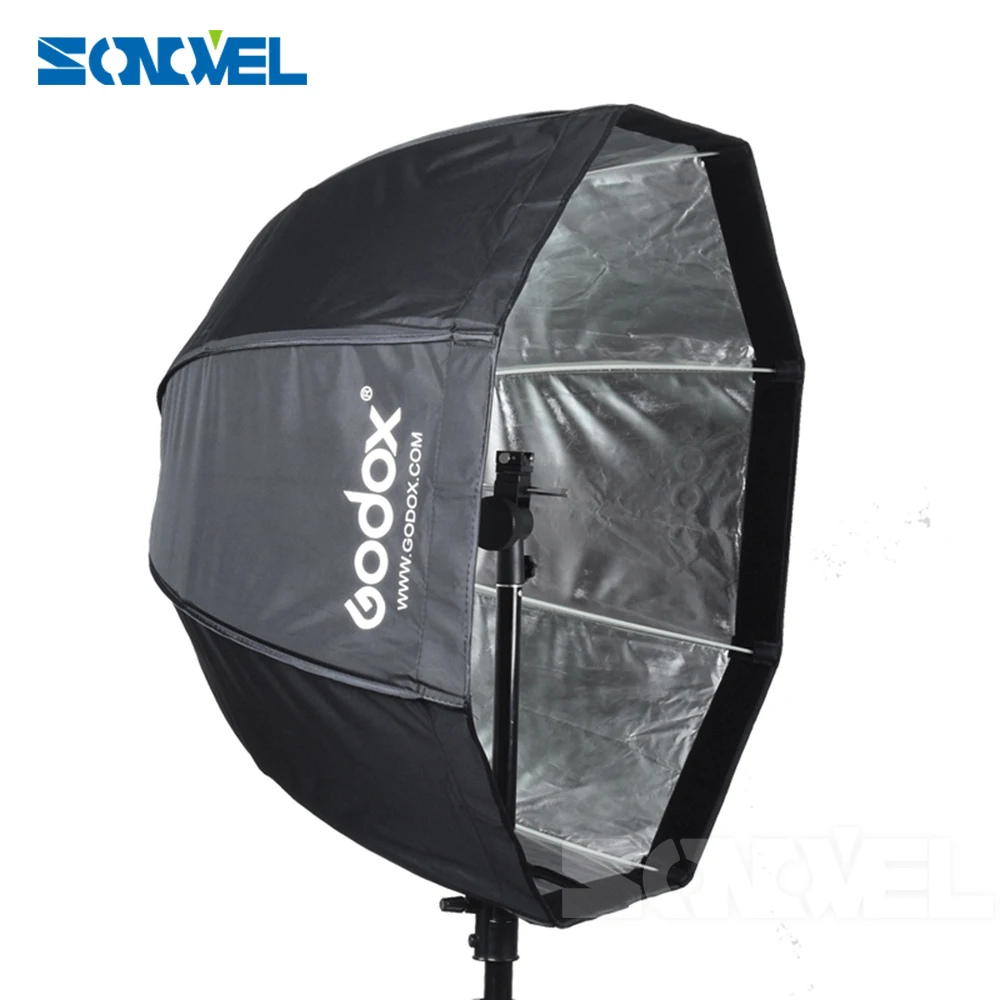 Godox 80 см Octagon сотовые сети зонтик Softbox свет стенд зонтик Горячий башмак кронштейн комплект для вспышки Speedlite