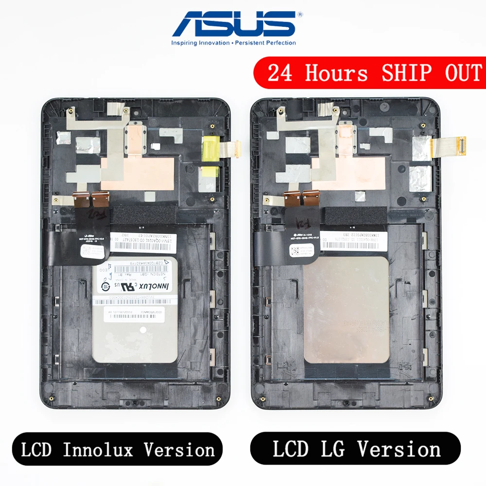 Beste N070ICN GB1 en LD070WX4 SM01 Lcd Touch Screen Digitizer Glas Montage Voor Asus MemoPad HD7 ME173 ME173X K00B Display