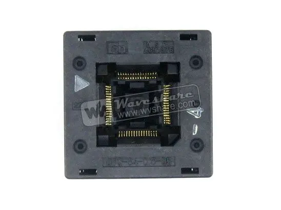 QFP64 TQFP64 LQFP64 PQFP64 OTQ-64-0.5-05 Enplas QFP IC тест ожога в гнездо Enplas 0,5 мм Шаг IC Размер корпуса 10,5*10,5 мм