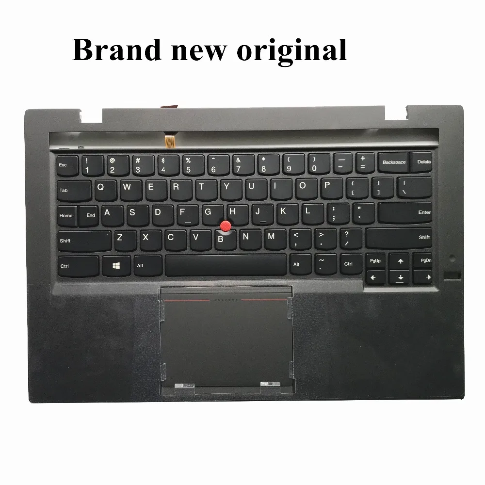 SZWXZY New Original For Lenovo ThinkPad X1 Keyboard C Shell Cover US Black With Palmrest Bezel Touchpad 04X6562 60.4LY09.006 | Компьютеры