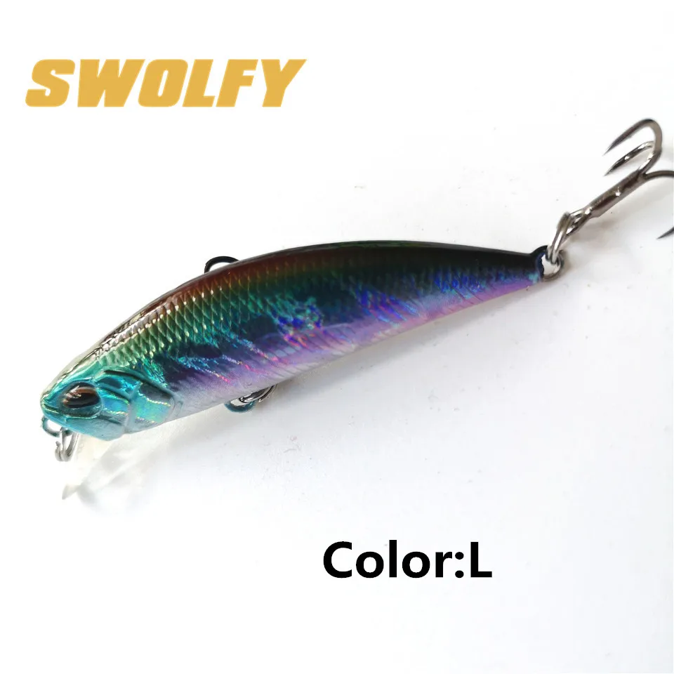 Swolfy 1 قطعة الصيد السحر 5 سنتيمتر 5.5g مجموعة سمك البلمة Crankbait إيسكا Artficial الصلب الطعم الصيد Wobblers باس وهمية الأسماك غرق