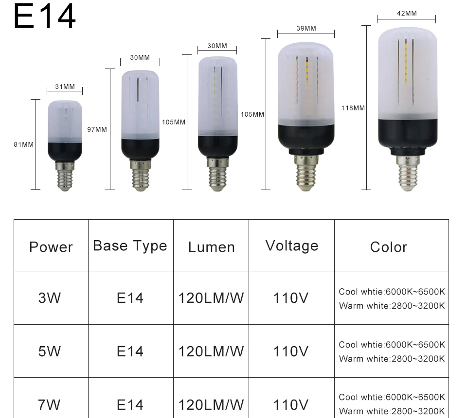 E27 E14 LED Bulb Lamp Light  (6)