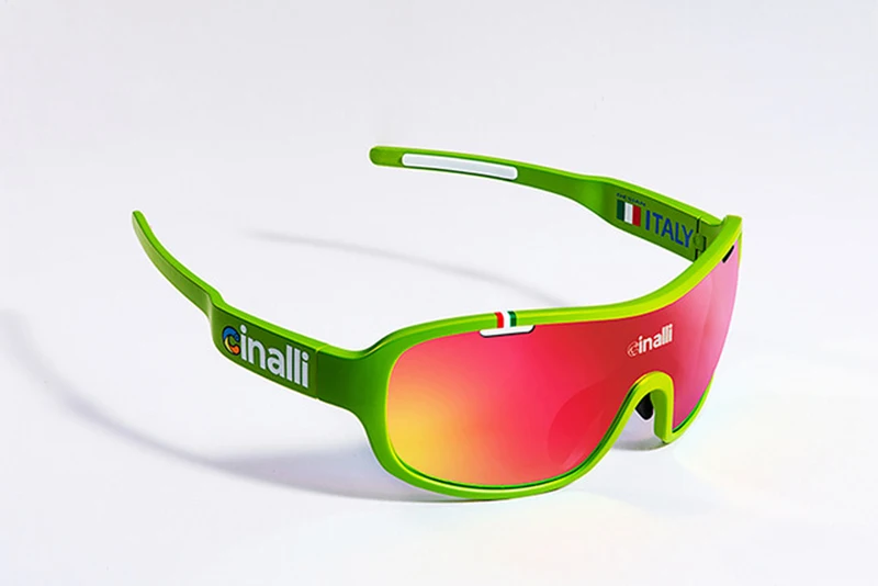 Naga sire cinali C-068 солнцезащитные очки для велоспорта, гонок, спорта на открытом воздухе, защитные очки TR90, оправа, очки с черными поляризованными линзами - Цвет: Зеленый