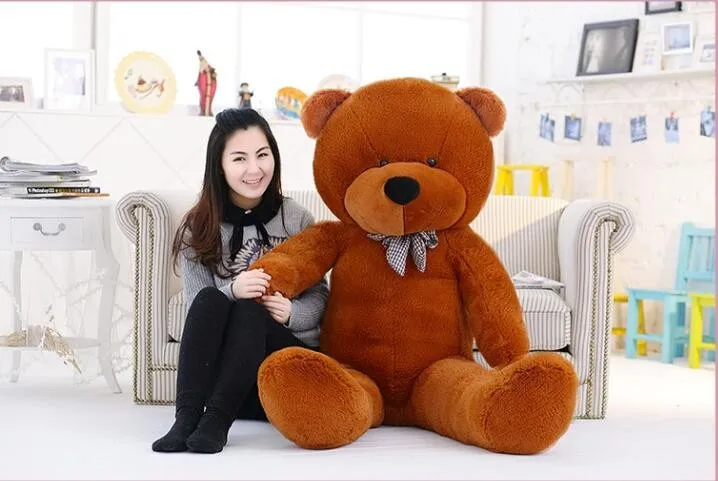 

120CM Big Soft PP Cotton Stuffed Bear Toy Giant Teddy Bears Plush Toys Kids Dolls Doll Girlfriends Christmas Presents 5 Colors