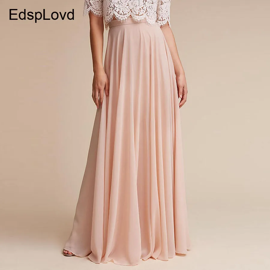 EDSPLOVD, дизайн, винтажная шифоновая плиссированная юбка макси, юбка в пол, Высококачественная элегантная юбка ZC202