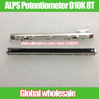 

1pcs for YAMAHA Soundcraft LIVE4.2 24-Way Mixer ALPS Straight Slide Potentiometer D10K 8T for Allen&Heath GL2200 2400 2600 PA12