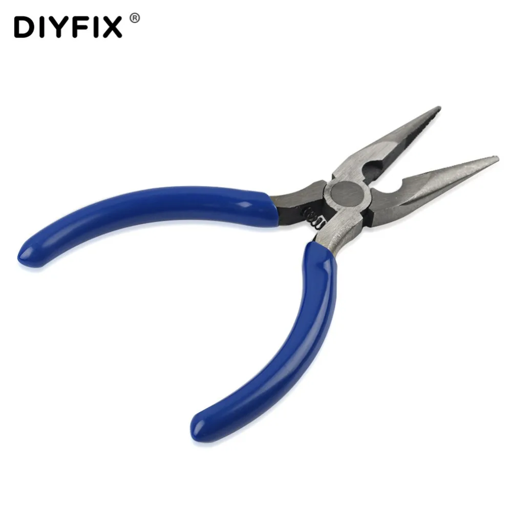 DIYFIX 5 "длинный нос резки зажима плоскогубцы многоцелевой электрические провода, кабель фрезы Иглогубцы телефон руки инструменты