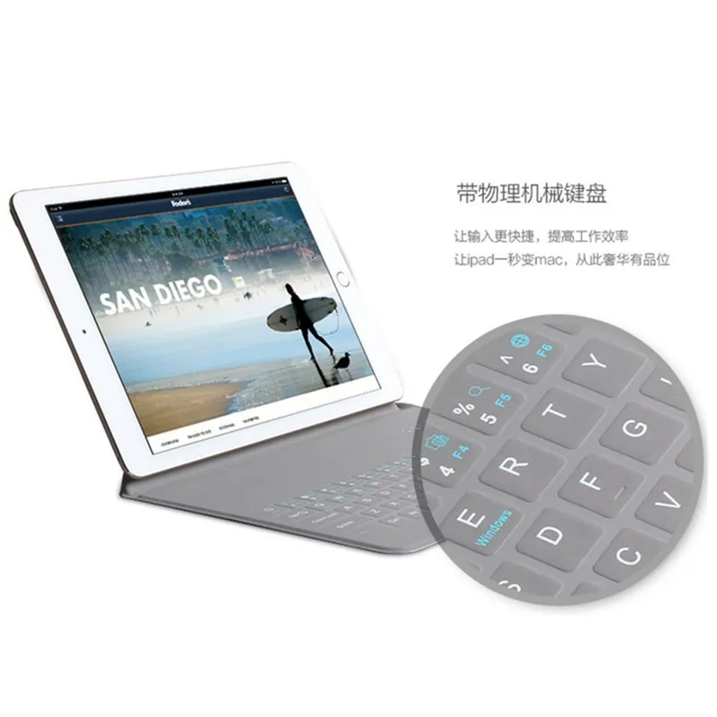 Смарт ультра-тонкий Bluetooth клавиатура чехол для Asus ZenPad 3s 8,0 Z582KL клавиатура крышка