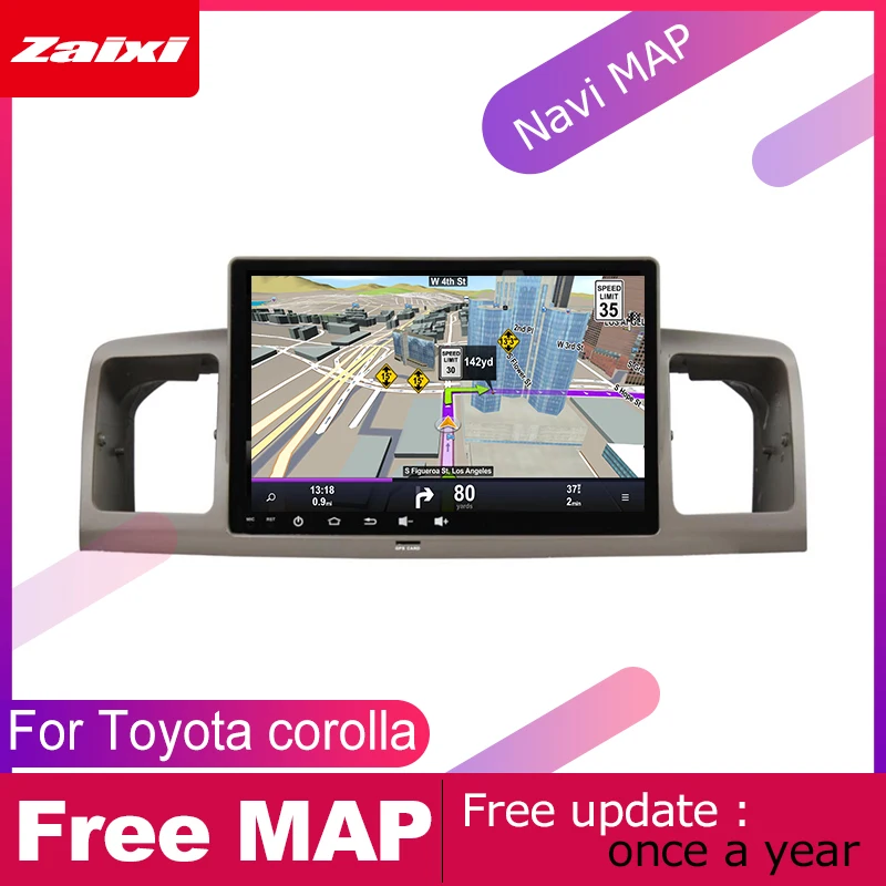 Для Toyota corolla 2003 2004 2005 2006 2007 2008 Автомобильная Android мультимедийная система 2 DIN автопроигрыватель gps Navi Навигация радио