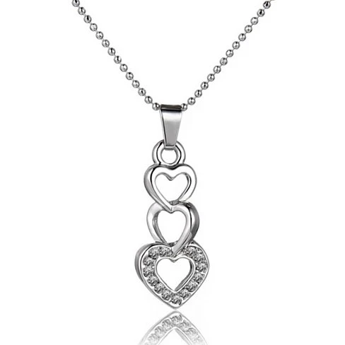 Love Story  It's Three Phases Of Love Necklace