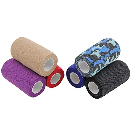 

10cm Self Adhesive Bandage Elastic Bandage Nonwoven Waterproof Cohesive Bandage for Medical